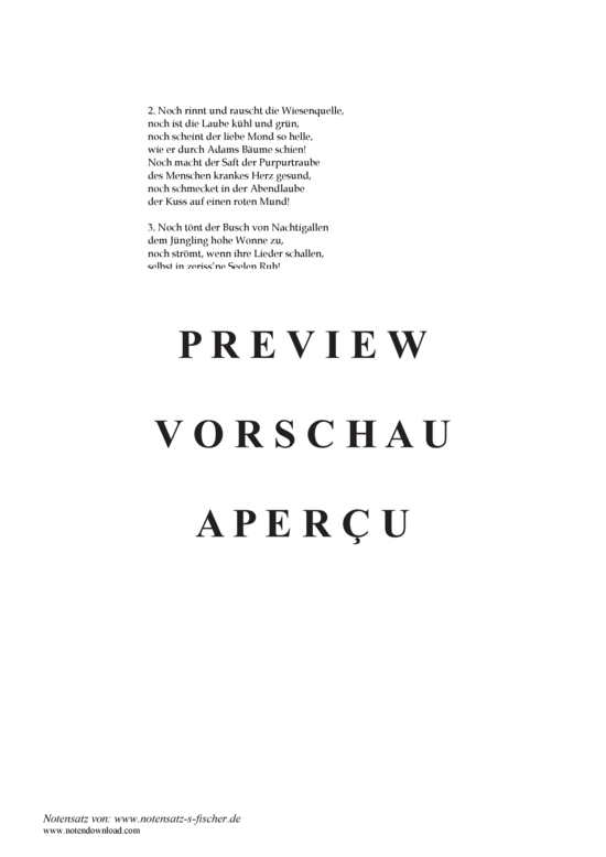 Product gallery: Page 3 of 3 Aufmunterung zur Freude , , Piano and Voice