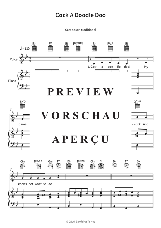 Produktbild zu: Cock A Doodle Dootraditional