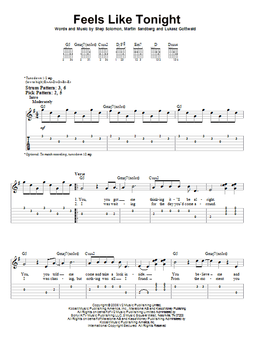 Product gallery: Page 1 of 1 Feels Like Tonight, Daughtry