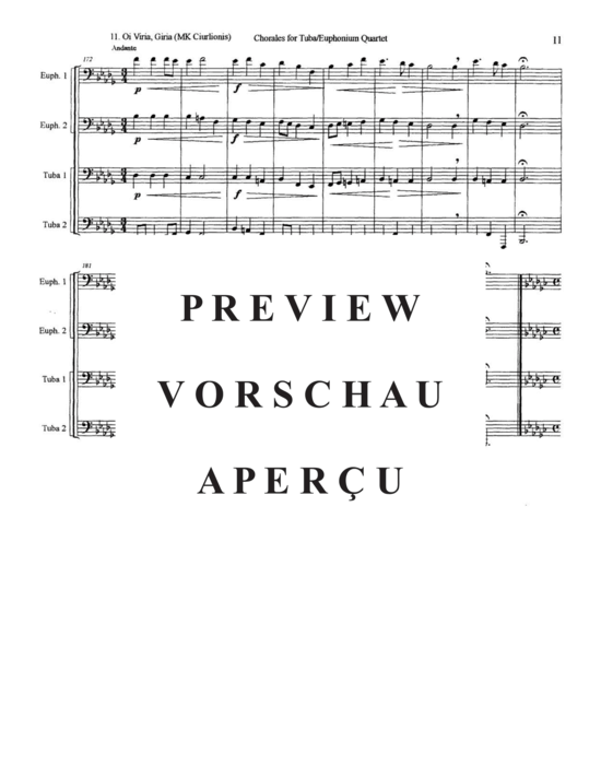 Product gallery: Page 14 of 21 Chorales , , (Tuba Quartett EETT)