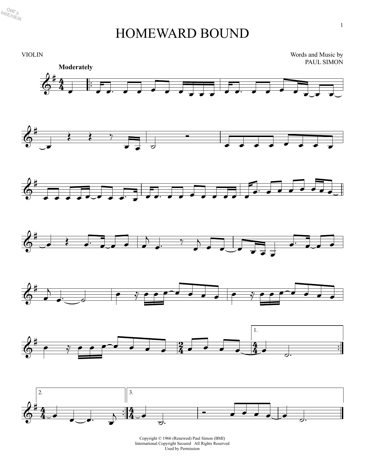 Product gallery: Page 1 of 1 Homeward Bound, Simon & Garfunkel