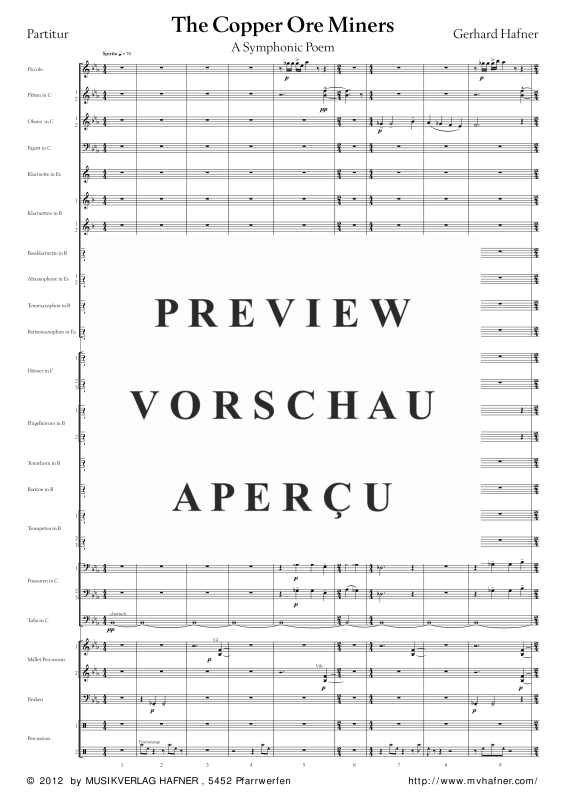 Product gallery: Page 6 of 11 The Copper Ore Miners, , (large wind orchestra)