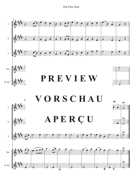 Produktgalerie: Seite 5 von 11 The First Noel , , (flexibles Quintett)