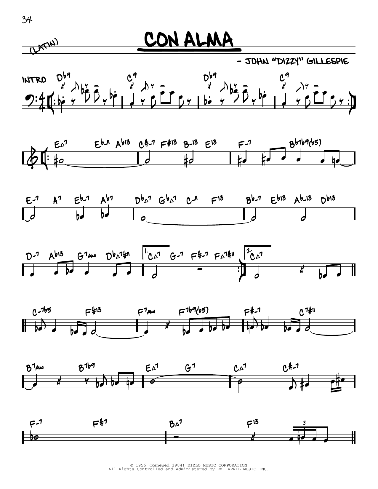 Produktbild zu: Con Alma (arr. David Hazeltine)