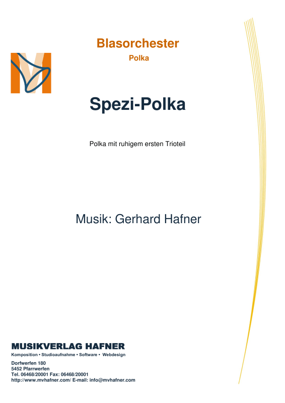 Product picture to: Spezi-PolkaGerhard Hafner
