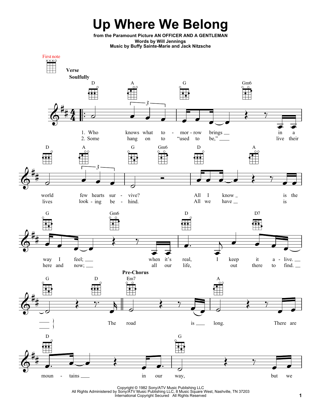 Product gallery: Page 1 of 1 Up Where We Belong, Joe Cocker & Jennifer Warnes