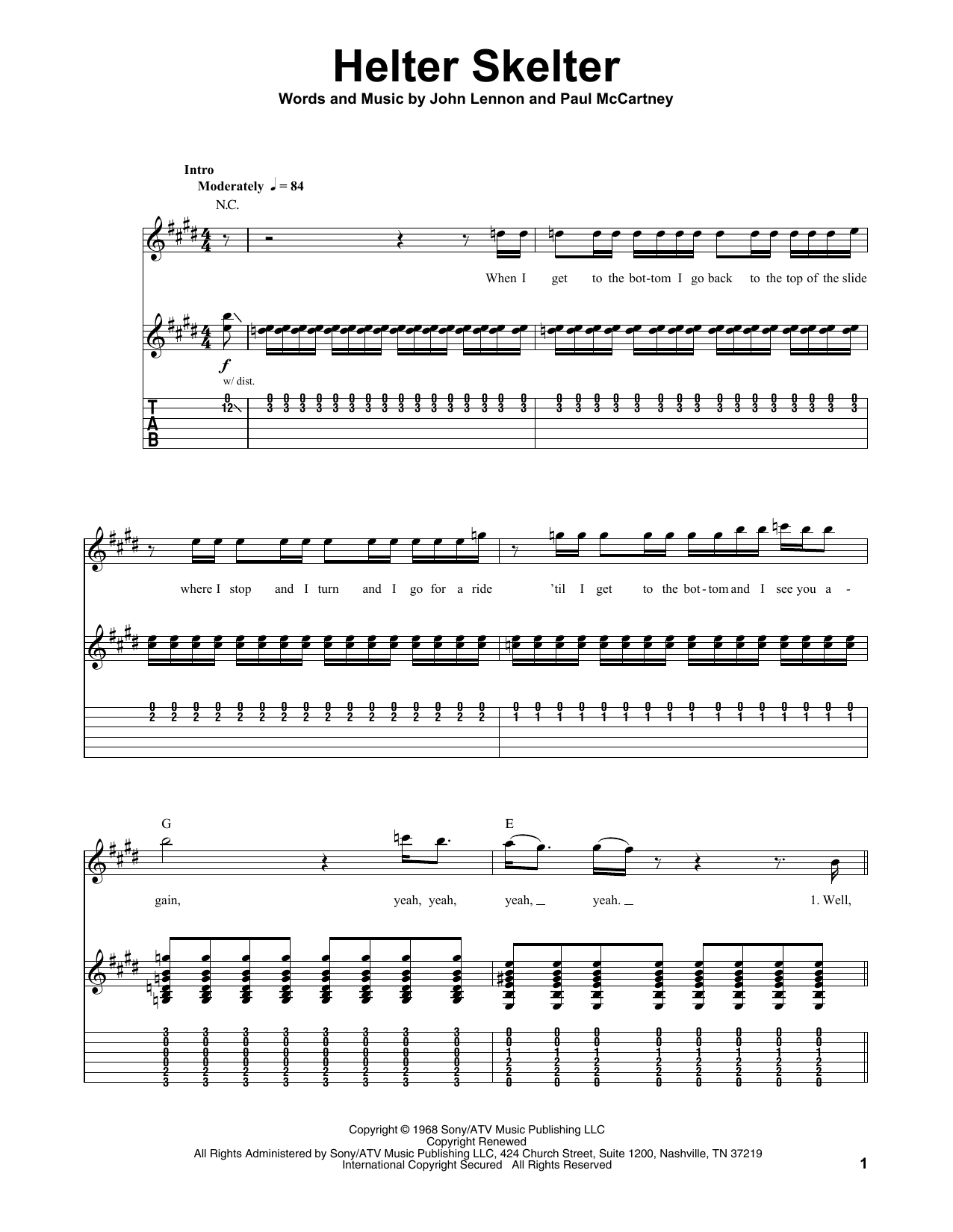 Product gallery: Page 1 of 1 Helter Skelter, The Beatles