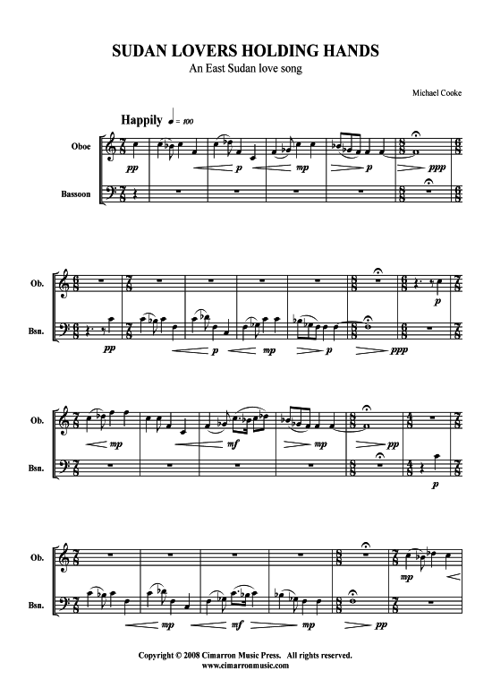 Product picture to: Sudan Lovers Holding Hands Michael Cooke