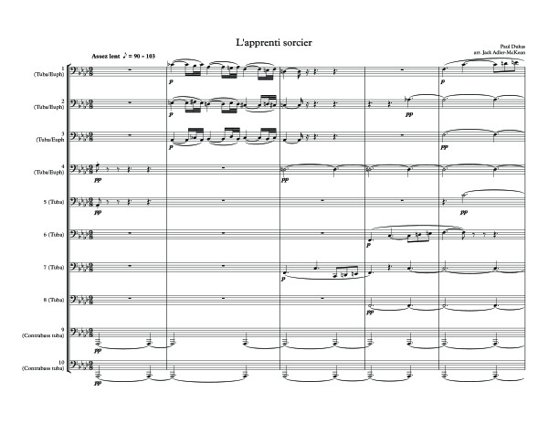 Produktgalerie: Seite 1 von 11 Sorcerer´s Apprentice, The, , (Tuba Ensemble)