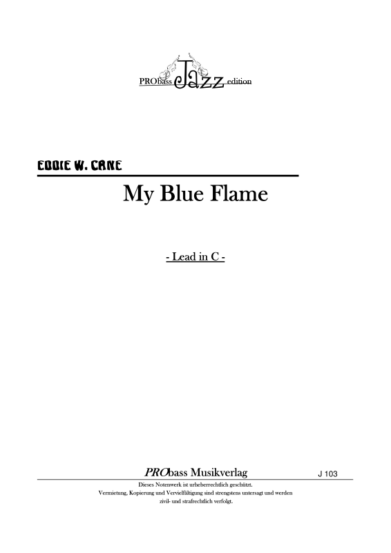 Produktbild zu: My Blue FlameEdie W. Cane