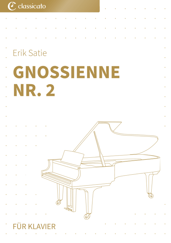 Product picture to: Gnossienne Nr. 2 - Geheimnisvolles KlavierstückErik Satie