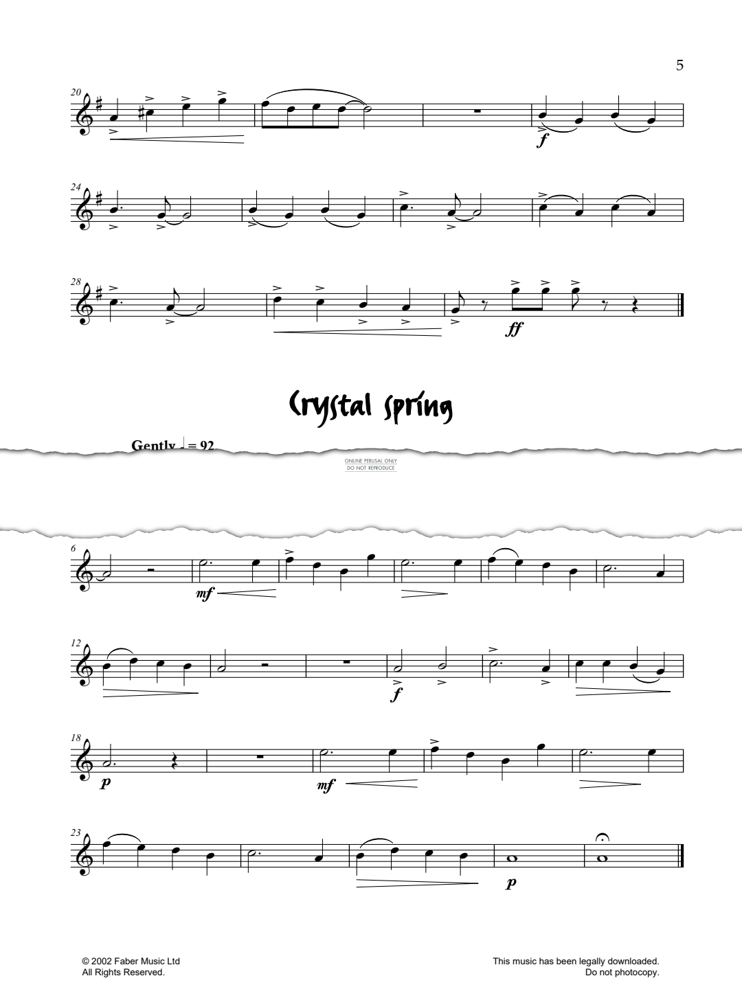 Produktgalerie: Seite 1 von 1 Crystal Spring, Pam Wedgwood, Klavier, Oboe