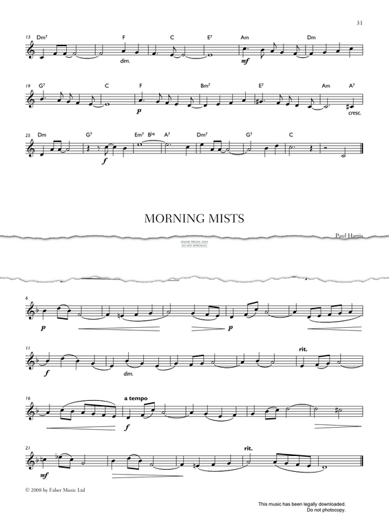 Produktgalerie: Seite 1 von 1 Morning Mists, Paul Harris, Trompete