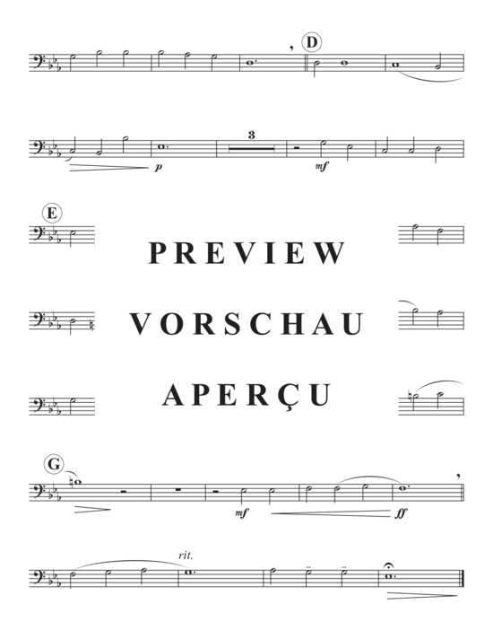 Product gallery: Page 11 of 15 Chorus und Fuge , , (Trombone Quintet)