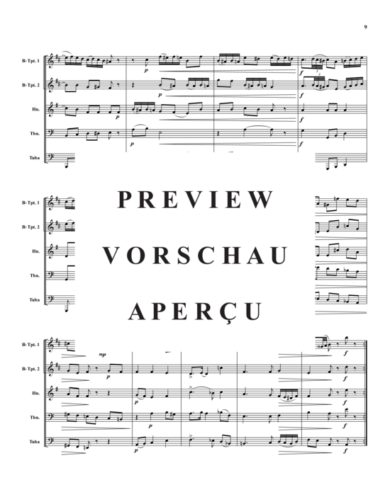 Produktgalerie: Seite 10 von 21 Sleeping Beauty Suite – 5 Sätze , , (Blechbläserquintett)