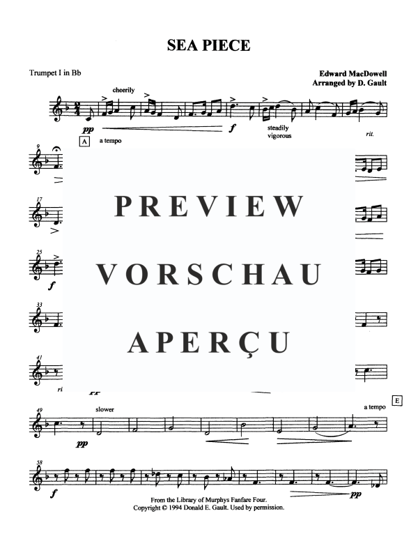 Produktgalerie: Seite 9 von 11 Sea Piece, , Blechbläserquartett