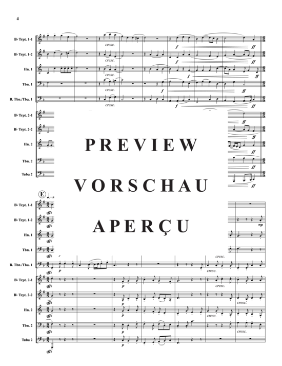 Product gallery: Page 5 of 21 Aria della battaglia , , (Double brass quintet)