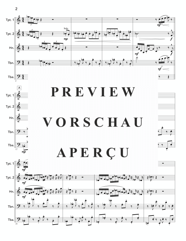 Produktgalerie: Seite 6 von 11 Bottoms Up, , (Blechbläser Quintett)