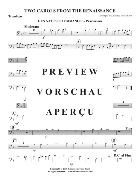 Produktgalerie: Seite 10 von 11 Zwei Weihnachtslieder aus der Renaissance , , (Blechbläserquintett)