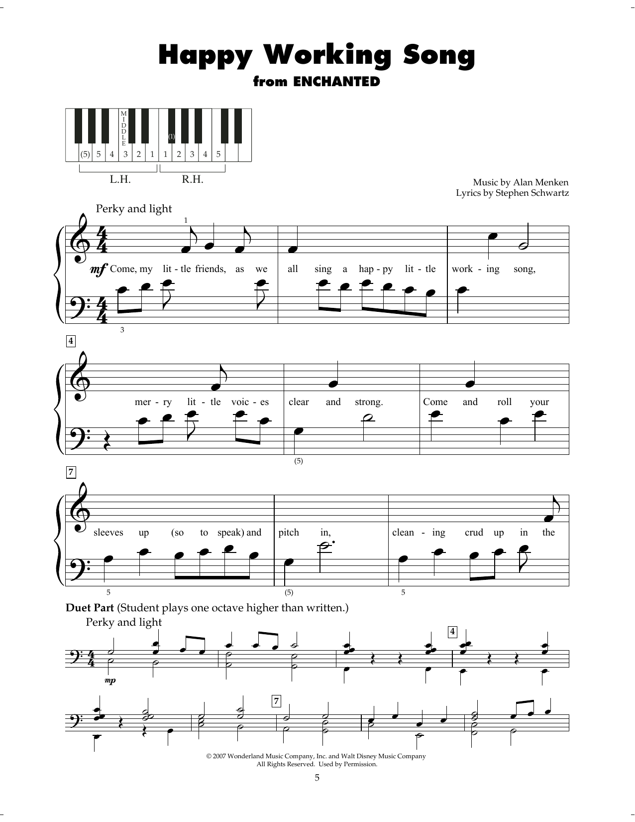 Product picture to: Happy Working Song (from Enchanted)