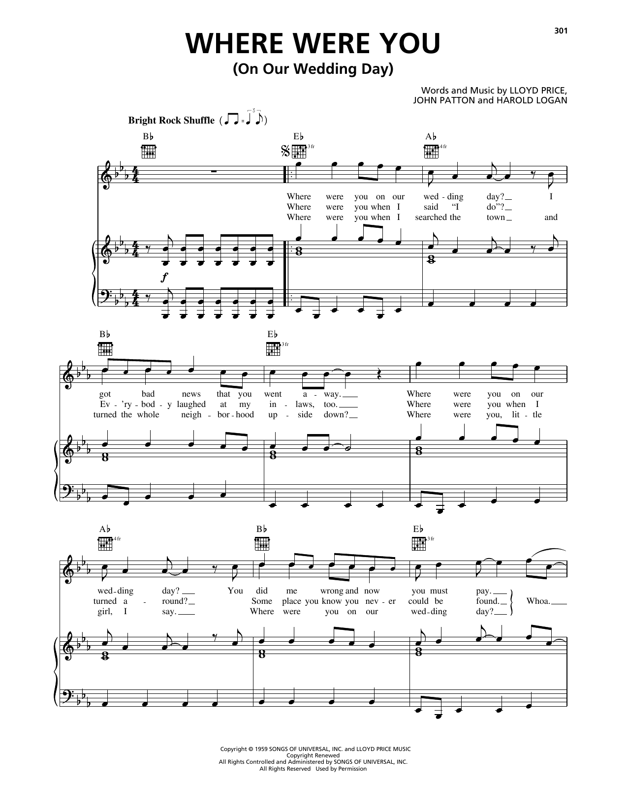 Produktbild zu: Where Were You (On Our Wedding Day)