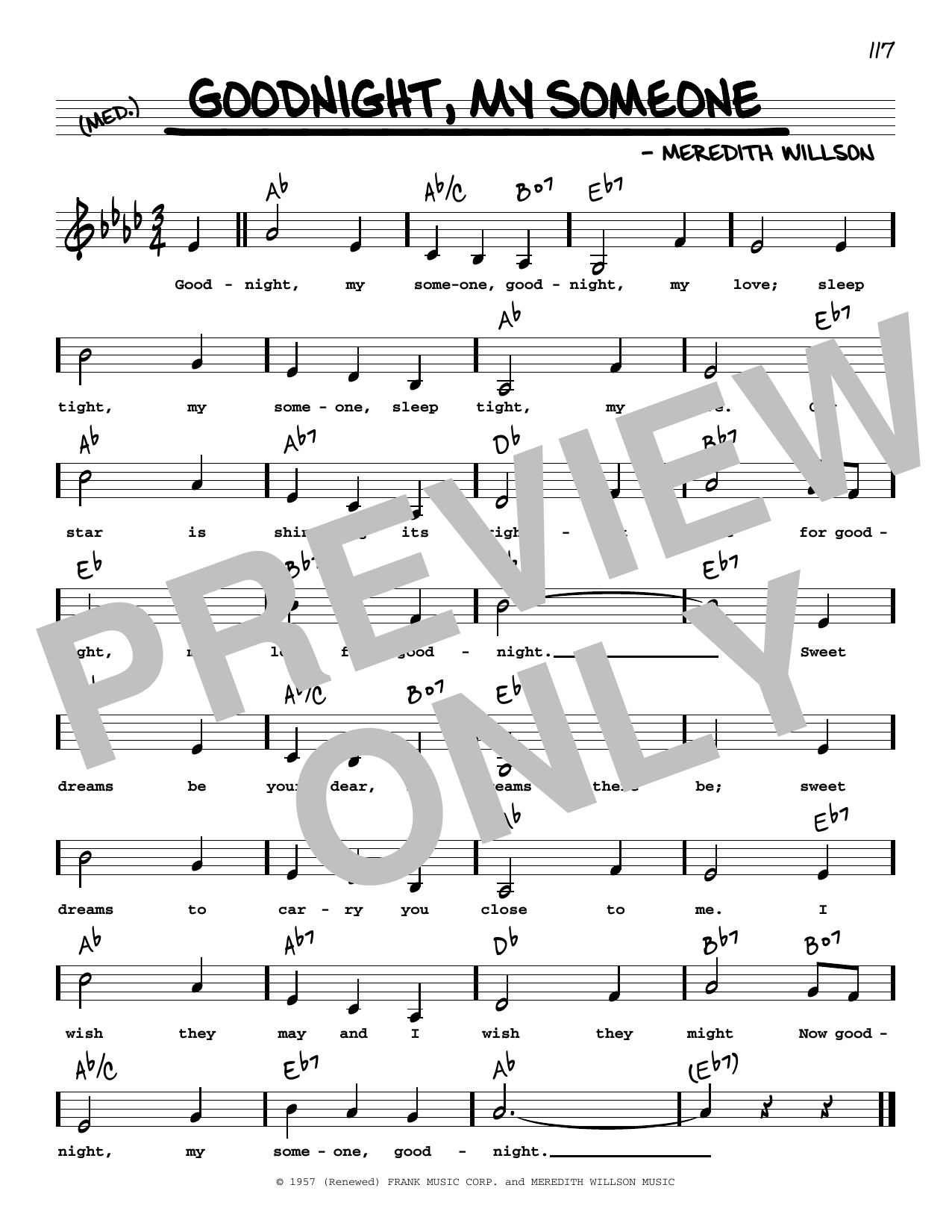 Produktbild zu: Goodnight, My Someone (Low Voice)