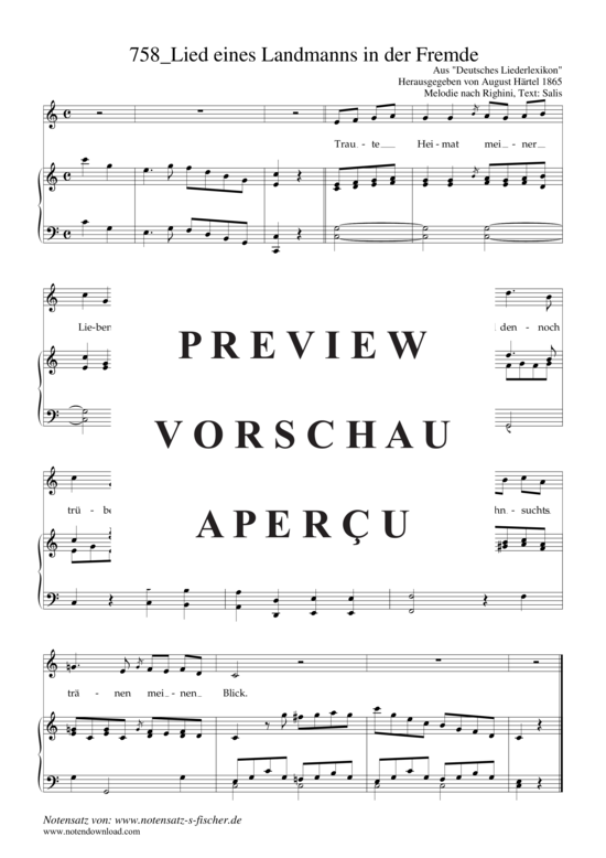 Product gallery: Page 2 of 3 Lied eines Landmanns in der Fremde , , Piano and Voice