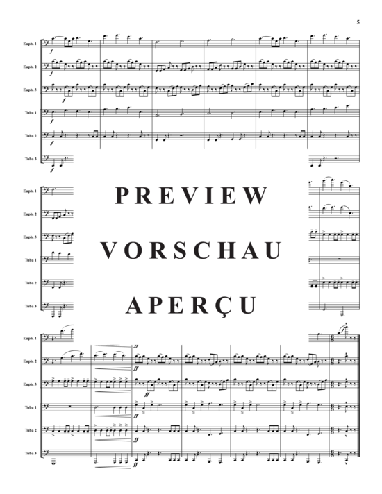 Product gallery: Page 6 of 21 Tubaphonium Overture , , (3x Baritone, 3x Tuba)