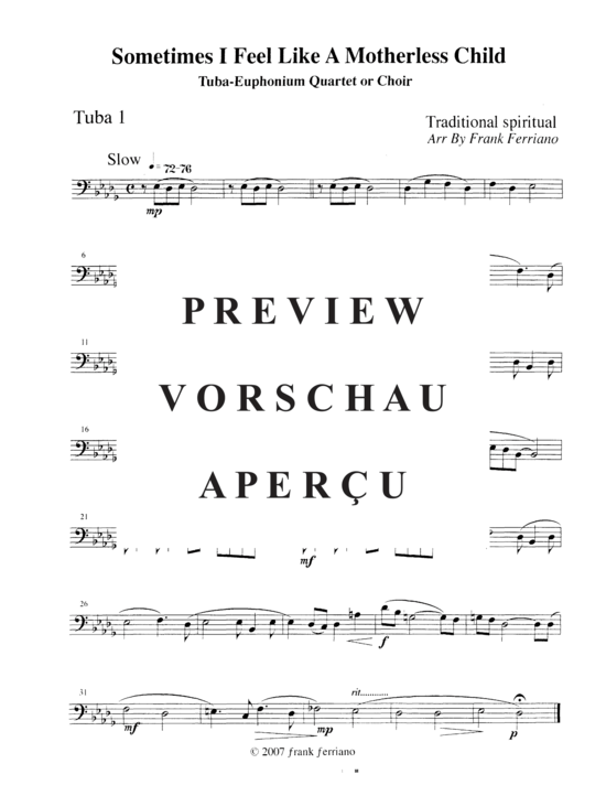 Product gallery: Page 16 of 20 Drei Spirituals , , (Tuba Quartett EETT)