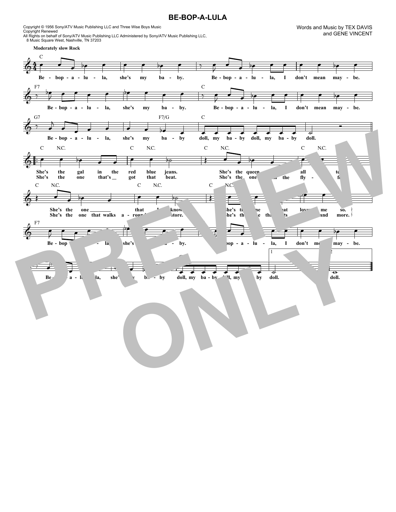 Produktbild zu: Be-Bop-A-Lula