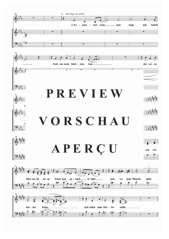 gallery: Nun danket all und bringet Ehr EG 322 / GL 403, , Gemischter Chor SAM und Klavier