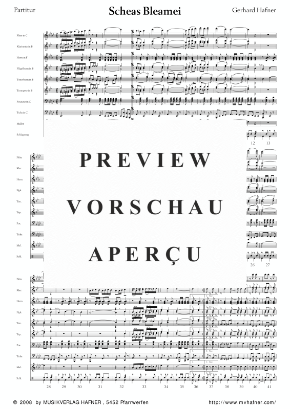 Product gallery: Page 5 of 11 Scheas Bleamei, , (large wind orchestra)