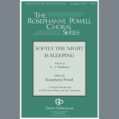 cover: Softly The Night Is Sleeping, Rosephanye Powell, Chor
