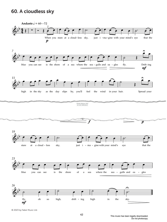 Produktgalerie: Seite 1 von 1 A Cloudless Sky, Mark Wilson, Klavier, Violine