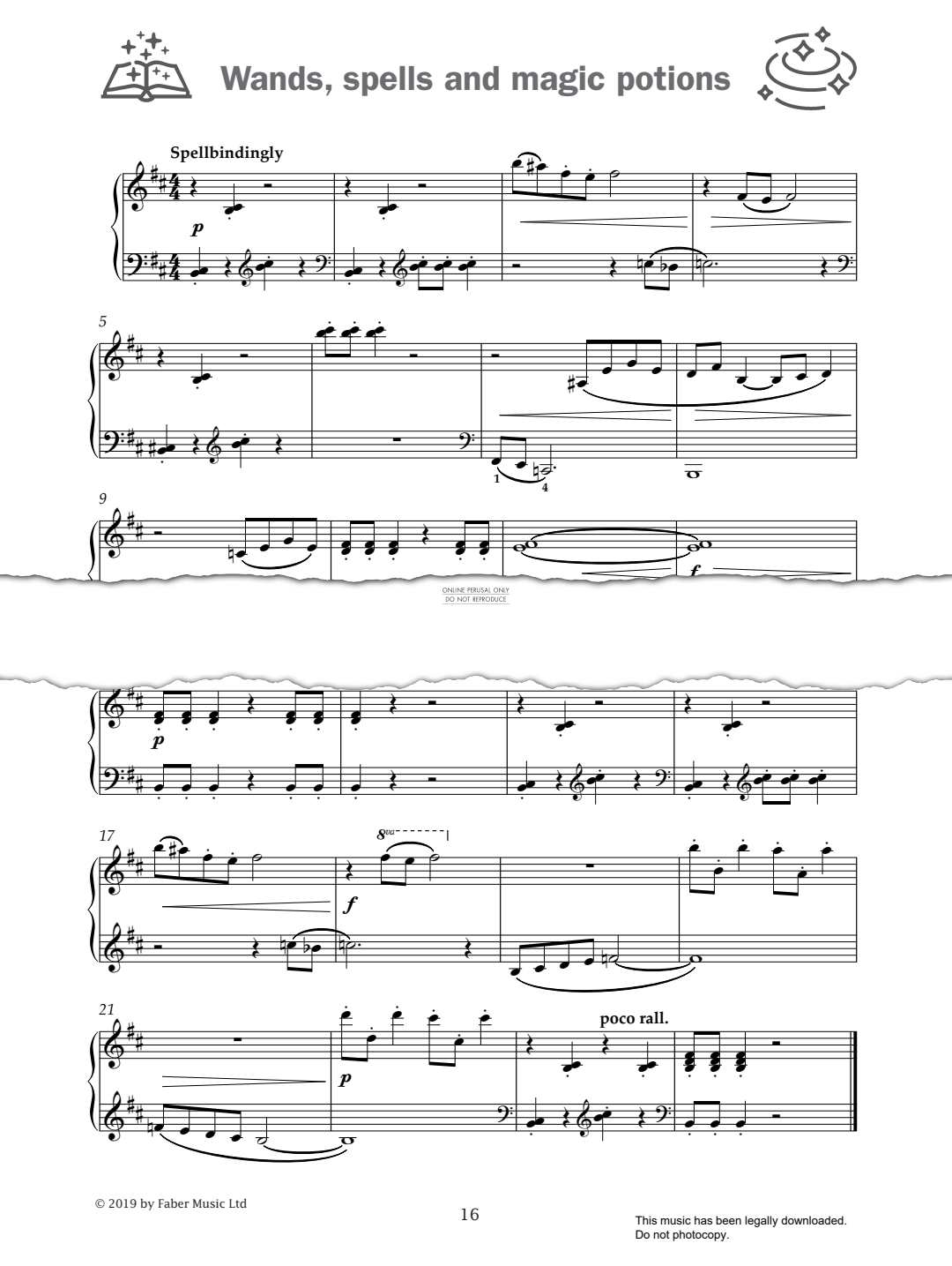 gallery: Wands, Spells And Magic Potions (from 'Improve Your Sight-Reading! A Piece a Week Piano Grade 5'), Paul Harris