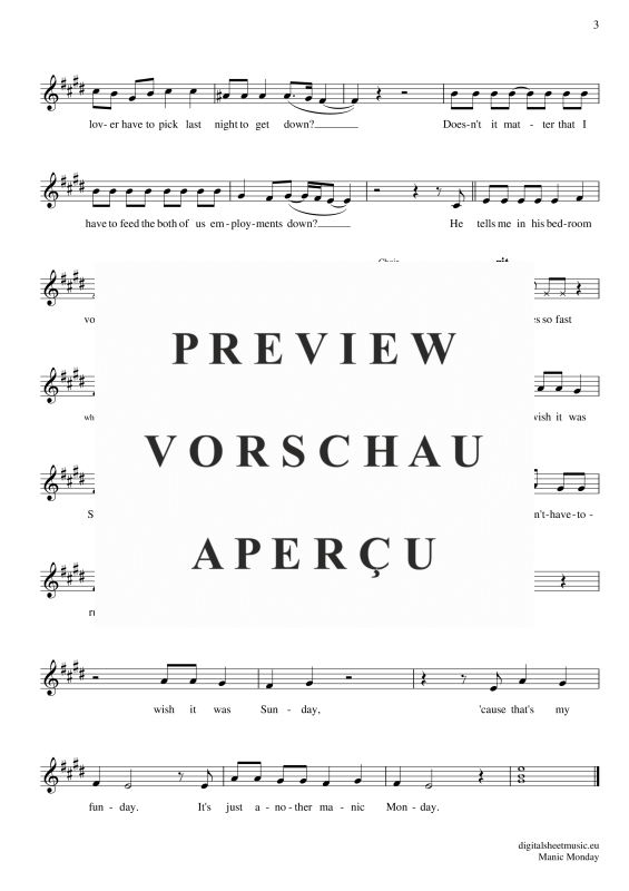 Produktgalerie: Seite 4 von 4 Manic Monday, Bangles, Trompete in B