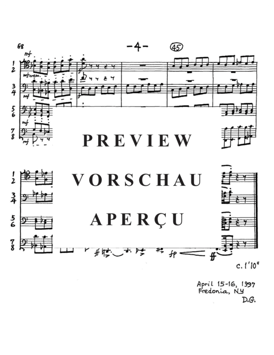 Produktgalerie: Seite 10 von 21 Intrada and Gigue , , (Euphonium Ensemble 8 Euphoniums)