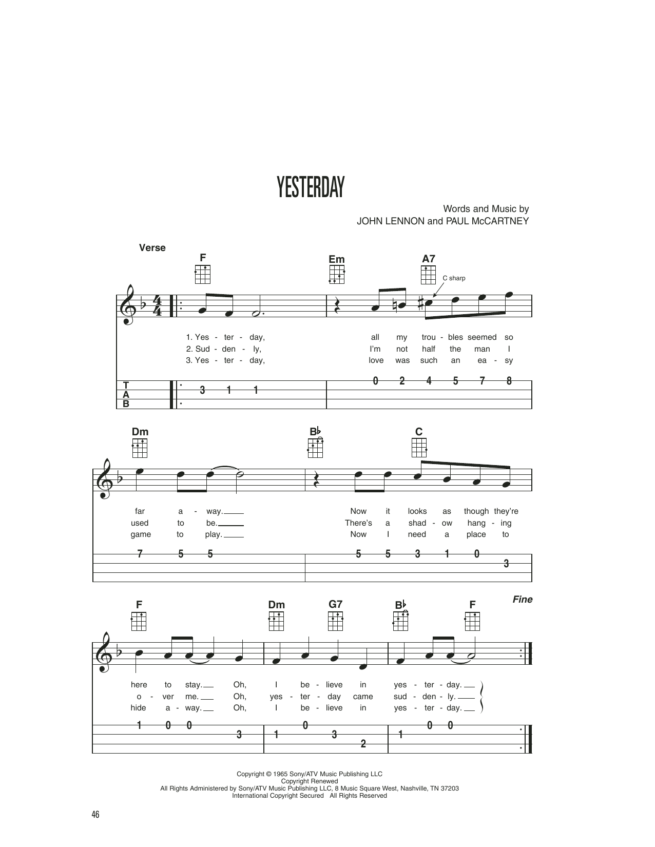 Product gallery: Page 1 of 1 Yesterday, The Beatles
