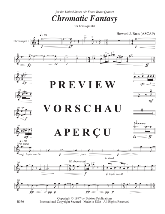 Produktgalerie: Seite 18 von 21 Chromatic Fantasy , , (Blechbläser Quintett)