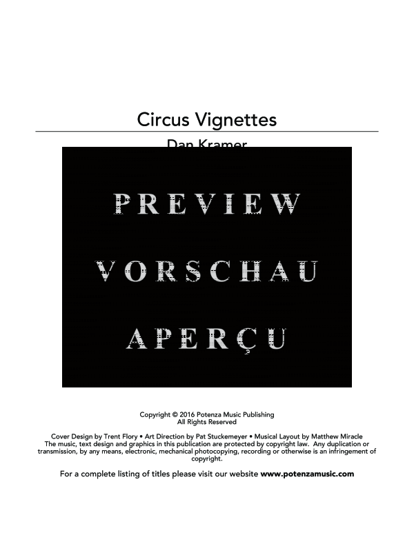 Produktgalerie: Seite 3 von 11 Circus Vignettes, , (Blechbläser Septett)