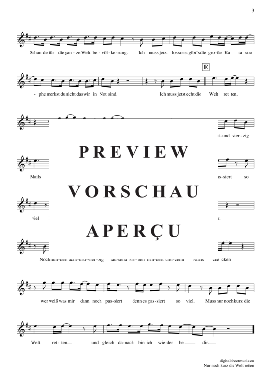 Product gallery: Page 4 of 4 Nur noch kurz die Welt retten , Bendzko, Tim, Tenor Saxophone