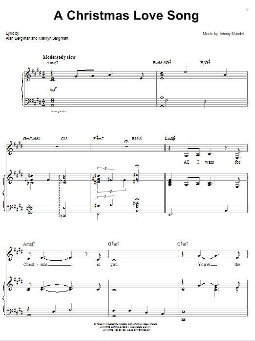 Product gallery: Page 1 of 1 A Christmas Love Song, Barbra Streisand