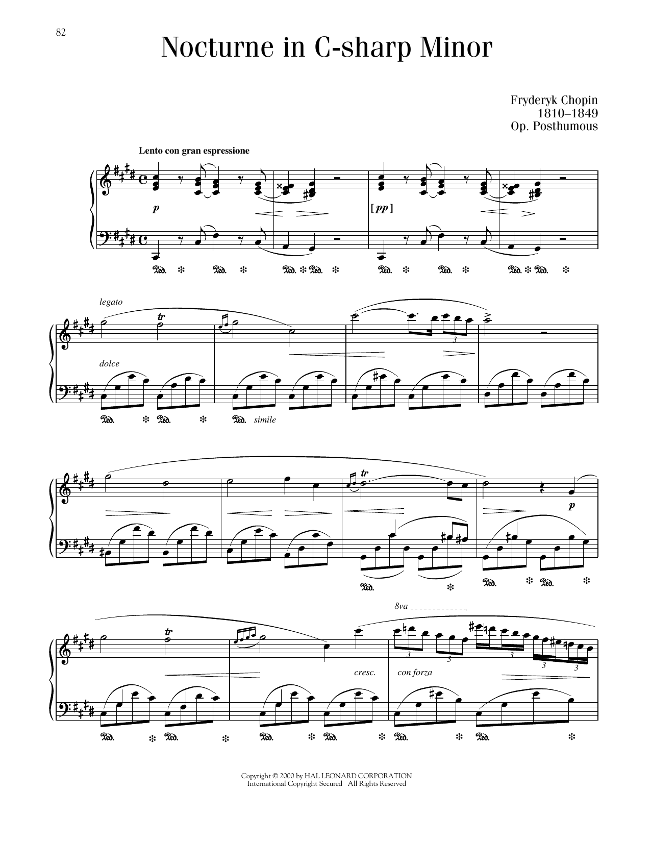 Product picture to: Nocturne In C-Sharp Minor, KK. Anh. Ia, No. 6