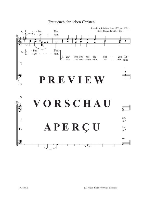 Produktgalerie: Seite 3 von 3 Freut euch, ihr lieben Christen, , Gemischter Chor