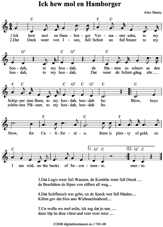 gallery: Ick hew mol en Hamborger, , 