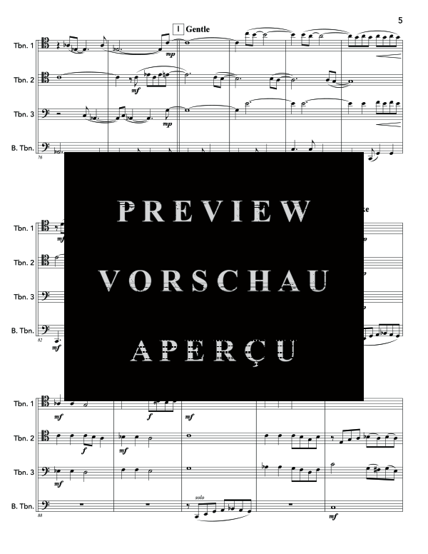 Product gallery: Page 9 of 11 Awaiting Julian (Part I), , (Trombone quartet)