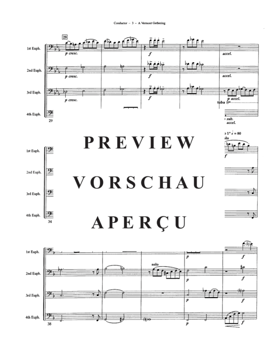 Product gallery: Page 5 of 10 A Vermont Gathering , , (Tuba Quartett EETT)