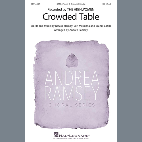 cover: Crowded Table (arr. Andrea Ramsey), The Highwomen