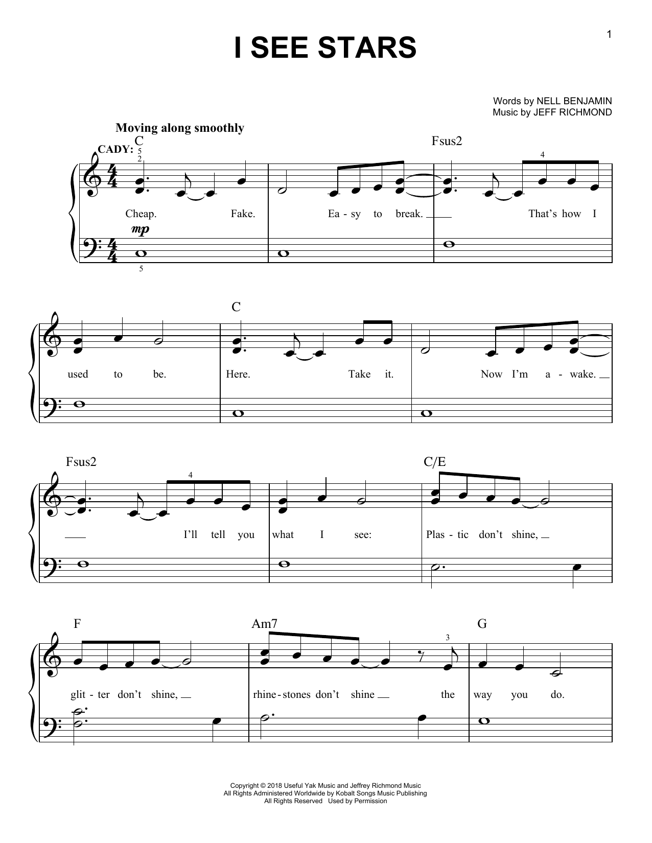 Produktbild zu: I See Stars (from Mean Girls: The Broadway Musical)