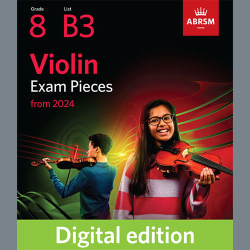 cover: Un poco triste (Grade 8, B3, from the ABRSM Violin Syllabus from 2024), Josef Suk, Violine